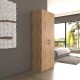 2 Kapaklı 5 Katlı Çok Amaçlı Dolap - Lilyum Çam